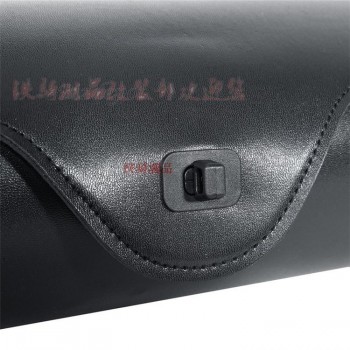 universal part moto saddle side PU leather motorbike luggage bag tool pouch for Harley cruiser touring saddlebag motorcycle bag
