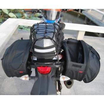Universal fit motorcycle komine bag 36-58L with a luggage saddle bag from the rain