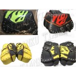 New Motorcycle Flame Side Bag Saddle Bags For Yamaha VStar 400 650 1100 1300 Virago Xv 250 535 750 1100 Road Star Custom Chopper