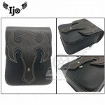 New type motorcycle saddle bag parcel Refit the side box of the side box of the car High-quality leather Motorcycle Bag