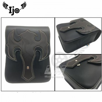 New type motorcycle saddle bag parcel Refit the side box of the side box of the car High-quality leather Motorcycle Bag