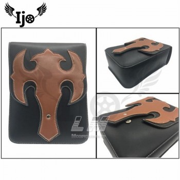 New type motorcycle saddle bag parcel Refit the side box of the side box of the car High-quality leather Motorcycle Bag