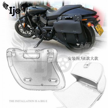 High-quality saddle bag Motorcycle Bag universal for kawasaki honda suzuki yamaha professional leather tail bag side bag