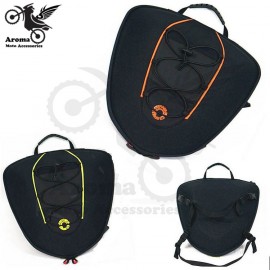 top quality triangle scooter saddlebag unviersal parts pit bike pouch motorbike saddle bag moto luggage motorcycle tail bags