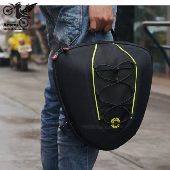 top quality triangle scooter saddlebag unviersal parts pit bike pouch motorbike saddle bag moto luggage motorcycle tail bags