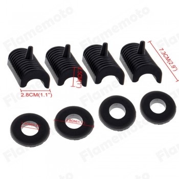 Saddlebag Hardware Latch Cover Lids Kit For Harley Touring FLT FLHT FLHRC FLHTCU FLHR FLHX 1994-2012