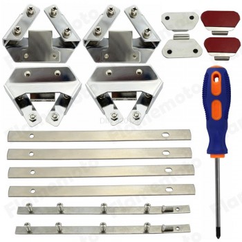 Hard bag Saddlebag Hardware Latch Hinge Lock Kit For Harley FLHX FLHT FLHR Road King Road Glide Street Glide Electra Glide 94-12