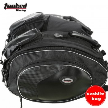 2018 New Germany Tanked Racing Multi-function Motorbike Saddle Bag Motorcycle side bag made of oxford / PVC coating Reflective