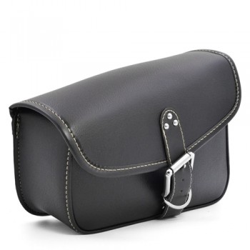 BAG-009-BK  Motorcycle PU Leather Saddlebags Saddle Swingarm Bag Left Right Side Tool Bags For Sportster 1200