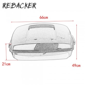 Tour Pak Trunk With Latch For Harley Touring  Road King Electra Glide Special FLTRXS 2015-2017