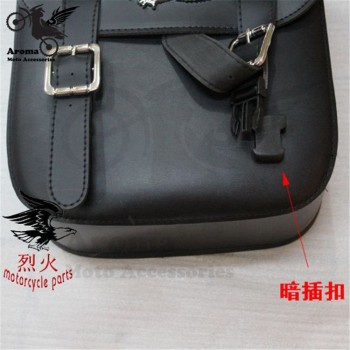 1 pair skull fire decal model universal motorcycle saddlebag for honda yamaha Kawasaki harley bags moto saddle bag motorbike