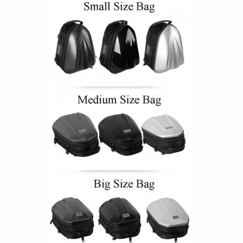 ROCK BIKER Motorcycle Rear bag Black Alforjas Para Saddle Bags Motocross Waterproof Tail Bag Dain Motorbike Travel Back