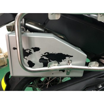 Free Shipping for BMW F700GS F800GS 2013 2014 2015 2016 2017 Motorcycle Decorative Aluminum Box Toolbox 5 Liters Brand New
