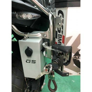 Free Shipping for BMW F700GS F800GS 2013 2014 2015 2016 2017 Motorcycle Decorative Aluminum Box Toolbox 5 Liters Brand New