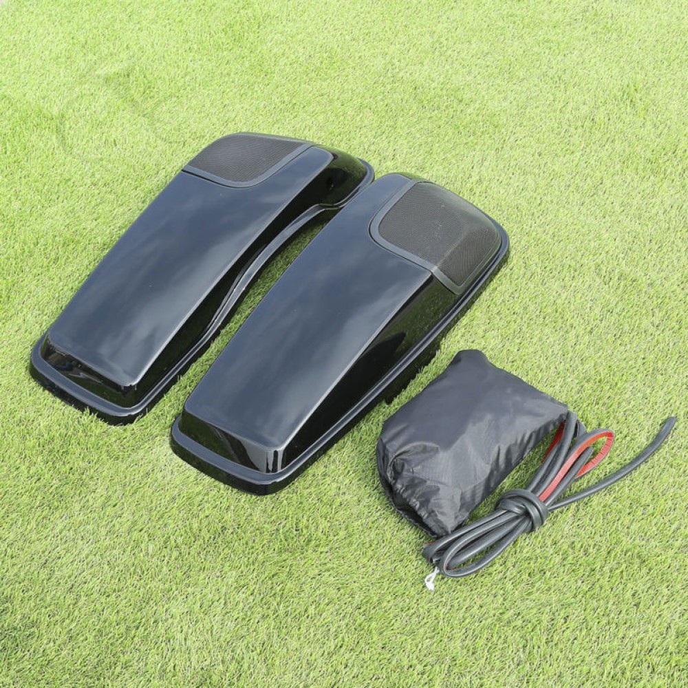 TCMT New Saddlebag Lid Speaker Cutouts w/ Grill For Harley Davidson Touring 2014-2018 Electra Glide Street Glide FLHR FLHT