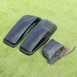 TCMT New Saddlebag Lid Speaker Cutouts w/ Grill For Harley Davidson Touring 2014-2018 Electra Glide Street Glide FLHR FLHT