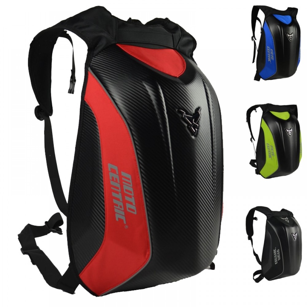 Motorcycle Carbon Fiber backpack Motocross Racing Riding bag motorcycle outdoor sports bag Hard shell Backpack