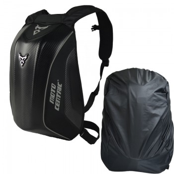 Motorcycle Carbon Fiber backpack Motocross Racing Riding bag motorcycle outdoor sports bag Hard shell Backpack