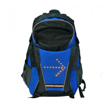 YUANMINGSHI Cycling 18L LED Reflective Safety Backpack Bag With LED Safety Reflective Turn Signal Vest Bag With Remote Control