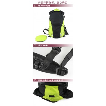 YUANMINGSHI 5L Backpack with Wireless LED Pilot Lamp Security Motorcycle Backpack Bag Reflective LED light  With Remote Control