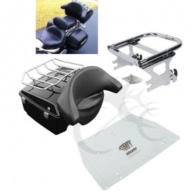 Motorcycle King Tour Pak Pack Trunk Backrest Luggage Rack Mount For Harley Touring Road King Electra Glide FLHR FLHT FLTR FLH
