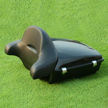 Chopped Tour Pak Trunk Backrest For Harley Touring Road Glide King FLHR FLHX 2014-17