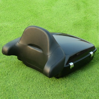 Chopped Tour Pak Trunk Backrest For Harley Touring Road Glide King FLHR FLHX 2014-17