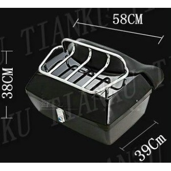 New Trunk Tail Box Luggage Backrest With Brake light For Yamaha VStar 400 650 1100 1300 Virago Xv 250 535 750 1100 Road Star