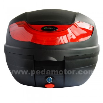 PEDA 2019 New Fashion 32L Motorcycle Topcase PP Tail Boxes 2016 New Itailan Design Luggage Lock Motor Trunk Carrier Box