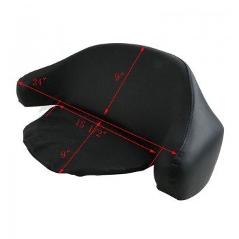 Chopped Tour Pak Trunk W/ Backrest Rack For Harley Road King Street Electra Glide FLH FLT 97-13