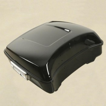 Motorcycle Moto Chopped Tour Pak Pack Trunk Razor Backrest +Rack For Harley Touring Electra Street Glide Road King FLHR 14-18