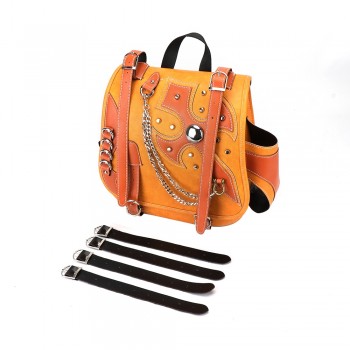 Motorcycle Sissy Bar Tool Scooter Bags For Harley Sportster XL883 XL1200 Storage PU Leather Top case Water resistance Backpack
