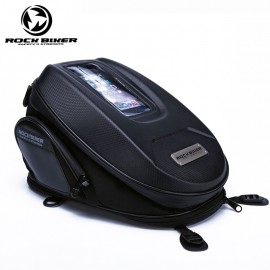 ROCKBIKER Motorbike Saddle Bag Oil Fuel Tank Bag Motorbike Motocross Rear Bag Rain Cover Travel Knight Rider Moto Bag