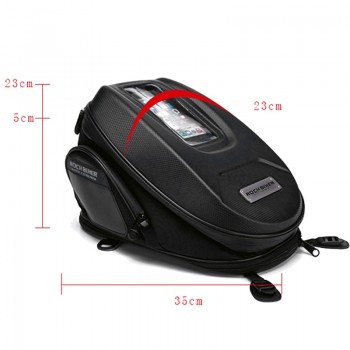 ROCKBIKER Motorbike Saddle Bag Oil Fuel Tank Bag Motorbike Motocross Rear Bag Rain Cover Travel Knight Rider Moto Bag