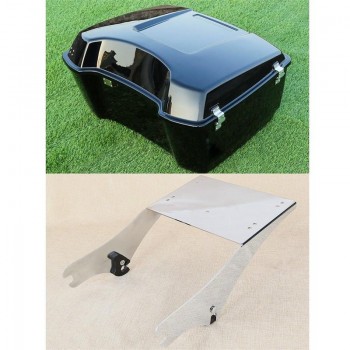 Motorcycle King Tour Pak amp; Trunk Mounting Rack For Harley Touring Road Street Gilde FLHT FLHRS FLHRSI FLHT FLHTI 1997-2008