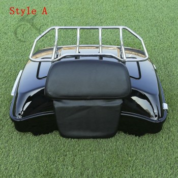 Motorcycle Razor Chopped King Tour Pak Luggage Rack Backrest For Harley Touring Road King Street Electra Glide FLHR FLHX FLTR