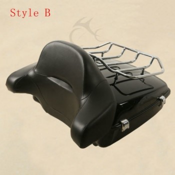 Motorcycle Razor Chopped King Tour Pak Luggage Rack Backrest For Harley Touring Road King Street Electra Glide FLHR FLHX FLTR