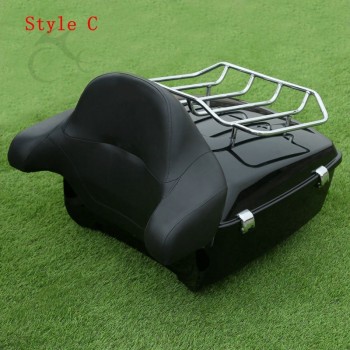 Motorcycle Razor Chopped King Tour Pak Luggage Rack Backrest For Harley Touring Road King Street Electra Glide FLHR FLHX FLTR