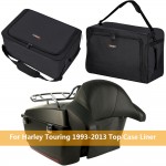 for Harley Electra Glide 1993-2013 Tour-Pak Liner Luggage Bag Black Expandable Inner Bags Container Classic FLHTC FLHTK FLHTCI