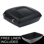 Motorcycle Chopped Tour Pak Luggage Trunk W/ Latch For Harley Touring CVO Road King Street Electra Glide FLHR FLHX FLHXS 14-18
