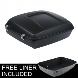 Motorcycle Chopped Tour Pak Luggage Trunk W/ Latch For Harley Touring CVO Road King Street Electra Glide FLHR FLHX FLHXS 14-18