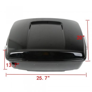 Motorcycle Motorbike King Tour Pak Pack Trunk Top Rack For Harley Touring Models Road King Electra Street Glide 14-18