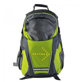 YUANMINGSHI Cycling Motorcycle High Visiblity 18L Backpack Bag With Turn Signal Reflective Vest Backpack for Night Cycling