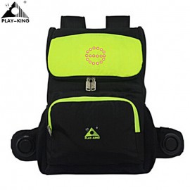 PLAYKING Cycling Motorcycle Backpack Bag With Reflective Safety LED Indicator Light With Speaker For Bicycle Backpack Bag