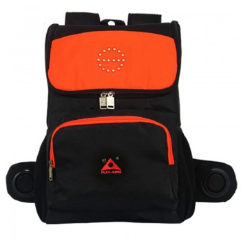 PLAYKING Cycling Motorcycle Backpack Bag With Reflective Safety LED Indicator Light With Speaker For Bicycle Backpack Bag