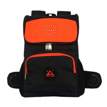 PLAYKING Cycling Motorcycle Backpack Bag With Reflective Safety LED Indicator Light With Speaker For Bicycle Backpack Bag