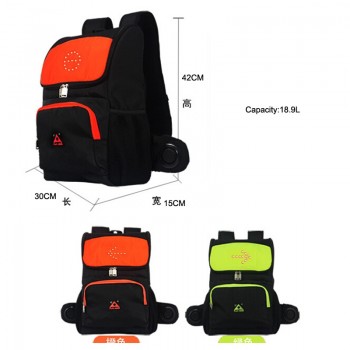 PLAYKING Cycling Motorcycle Backpack Bag With Reflective Safety LED Indicator Light With Speaker For Bicycle Backpack Bag