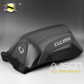 Motorcycle Backpack Helmet Bag Hang Motorbike Hard Shell Bag Fashion Bags Carbon Fiber Decorative Pattern Can Put Computer Shoes
