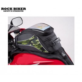 Free shipping 2017 Rock biker Motorcycle Magnetic Tank Bag Gear Back Pack Cruiser Sport Bike Dual Sport