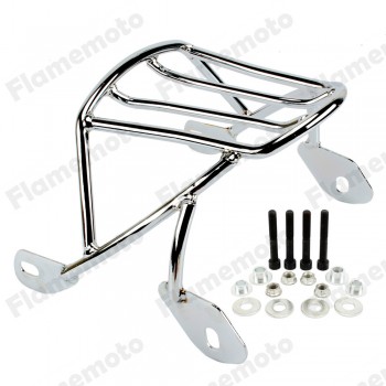 Chrome Solo Seat Luggage Rear Fender Rack For Harley Sportster XL883 XL1200 2004-2012 2013 2014 2015 2016